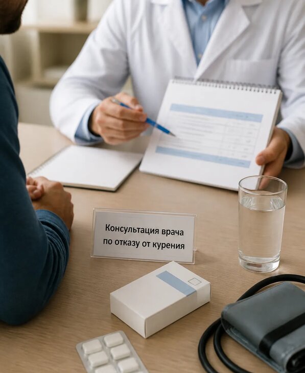 Консультация врача по отказу от курения для взрослых в Ельце